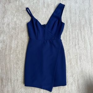 NBD adios mini dress in indigo